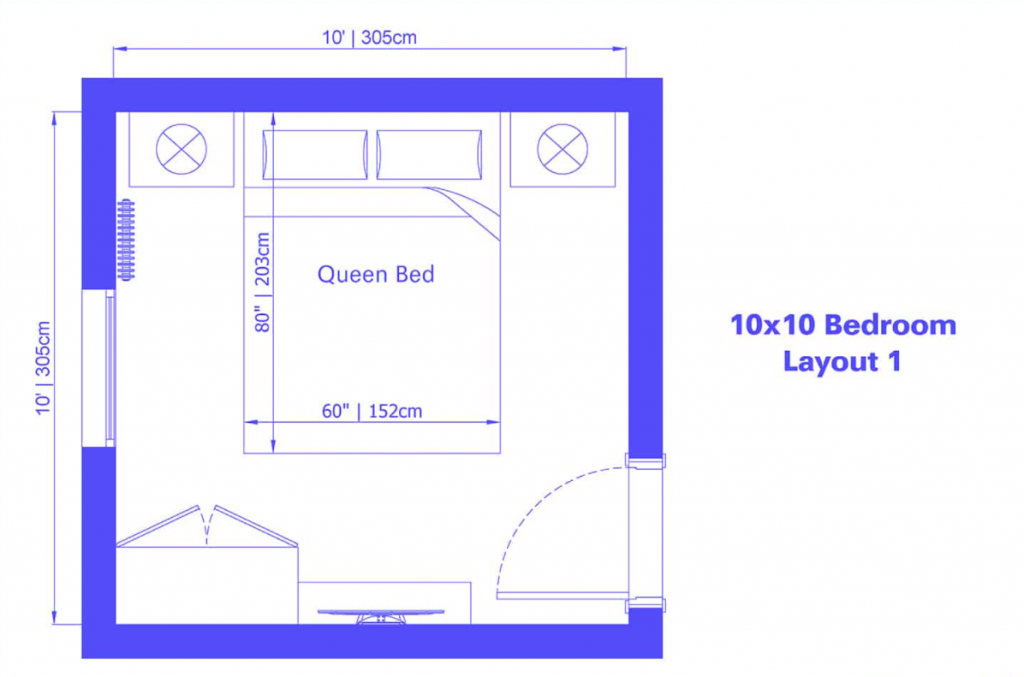 What Is The Average Bedroom Size For Standard And Master Bedroom? throughout Adjusting your furniture choices to fit within average bedroom measurements