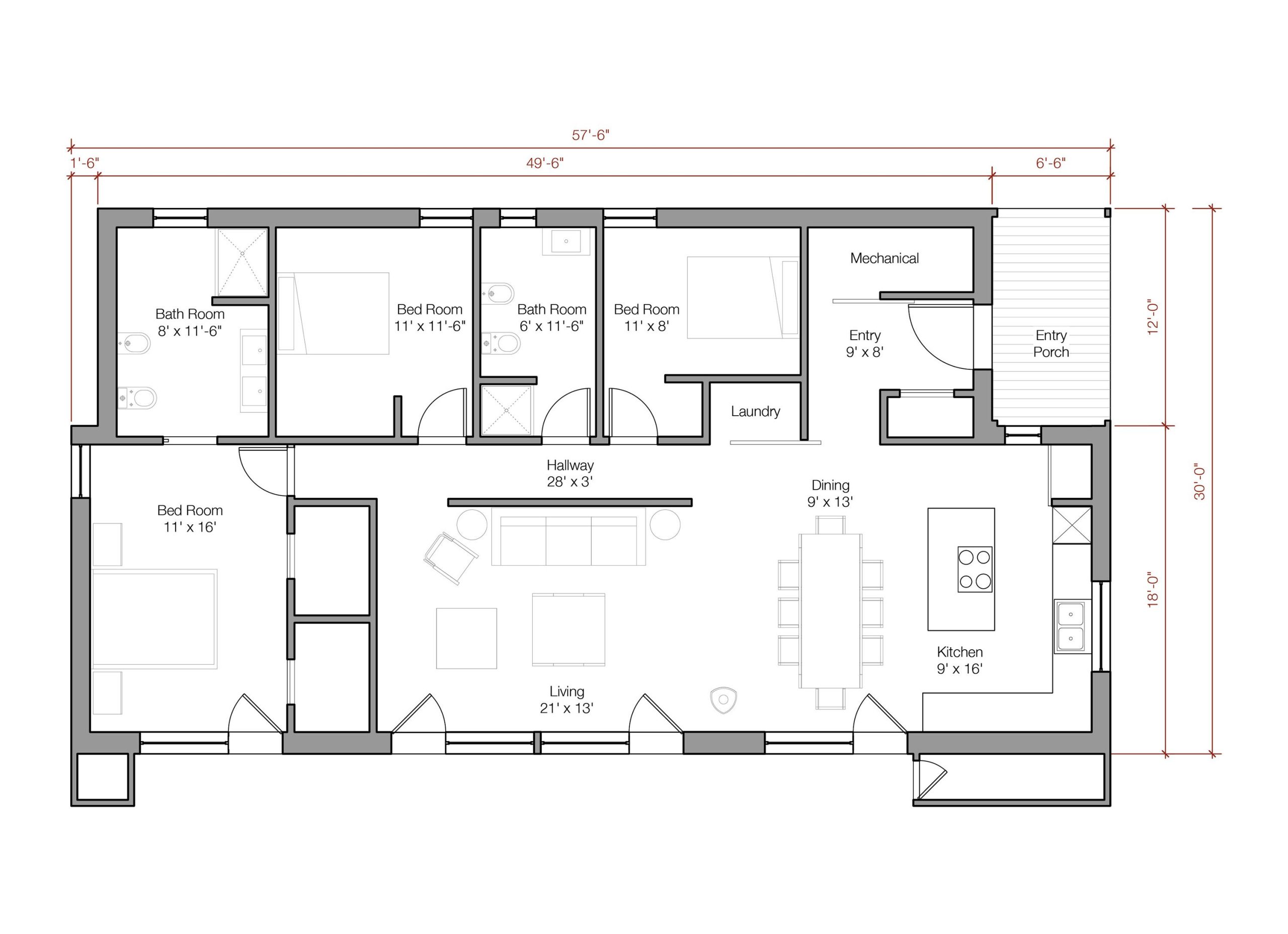 1600 Square Foot House within Designing a Functional Open Concept Home Within 1600 Square Feet