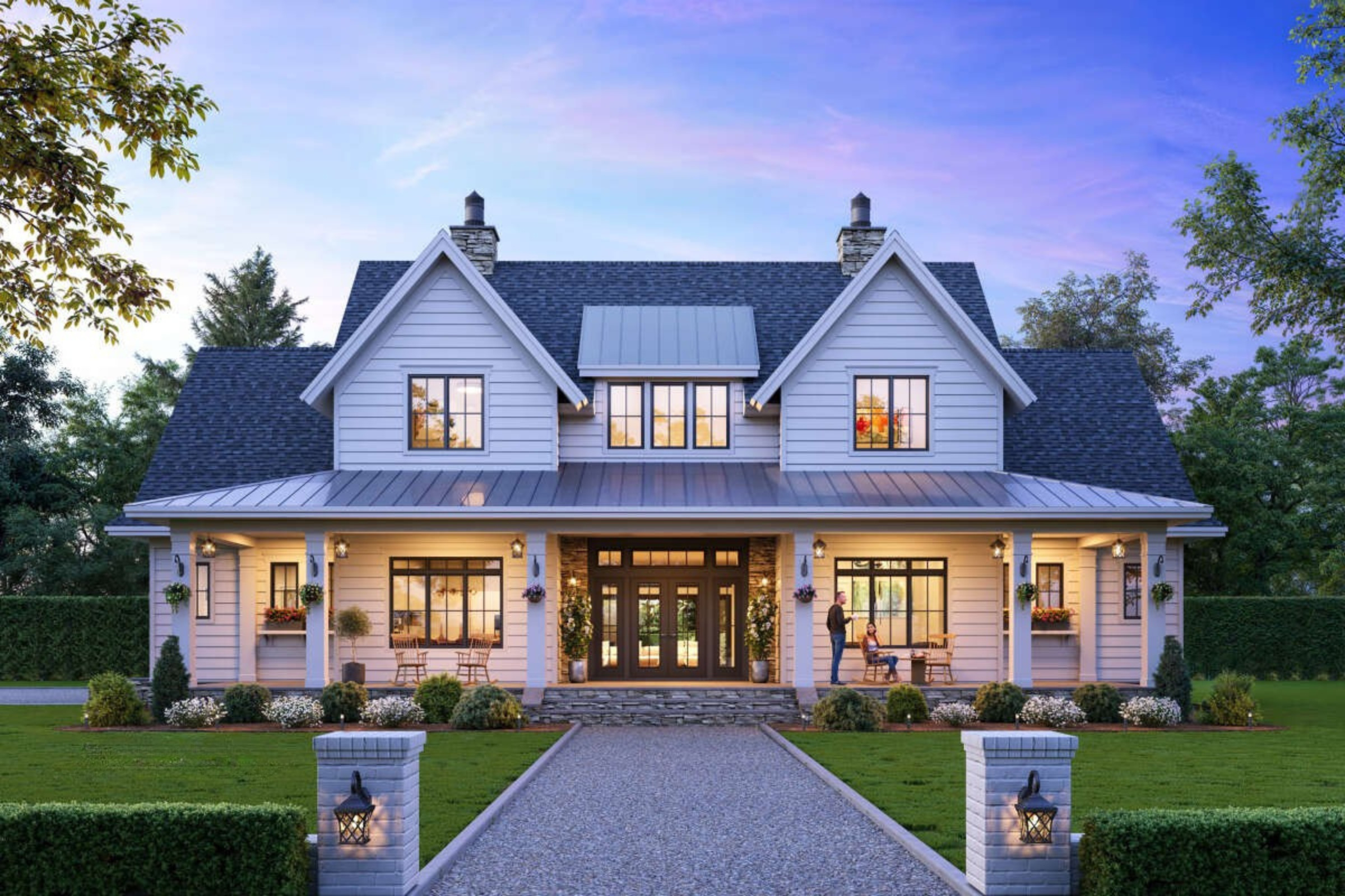 2-Story House Plans | Modern Floor Plans, Bedroom Options pertaining to 1 1 2 Storey House