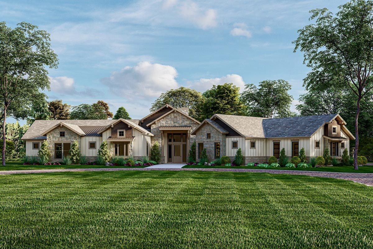 House Plans With Two Master Suites From Architectural Designs pertaining to What to Know Before Choosing a Ranch Plan With Two Master Baths