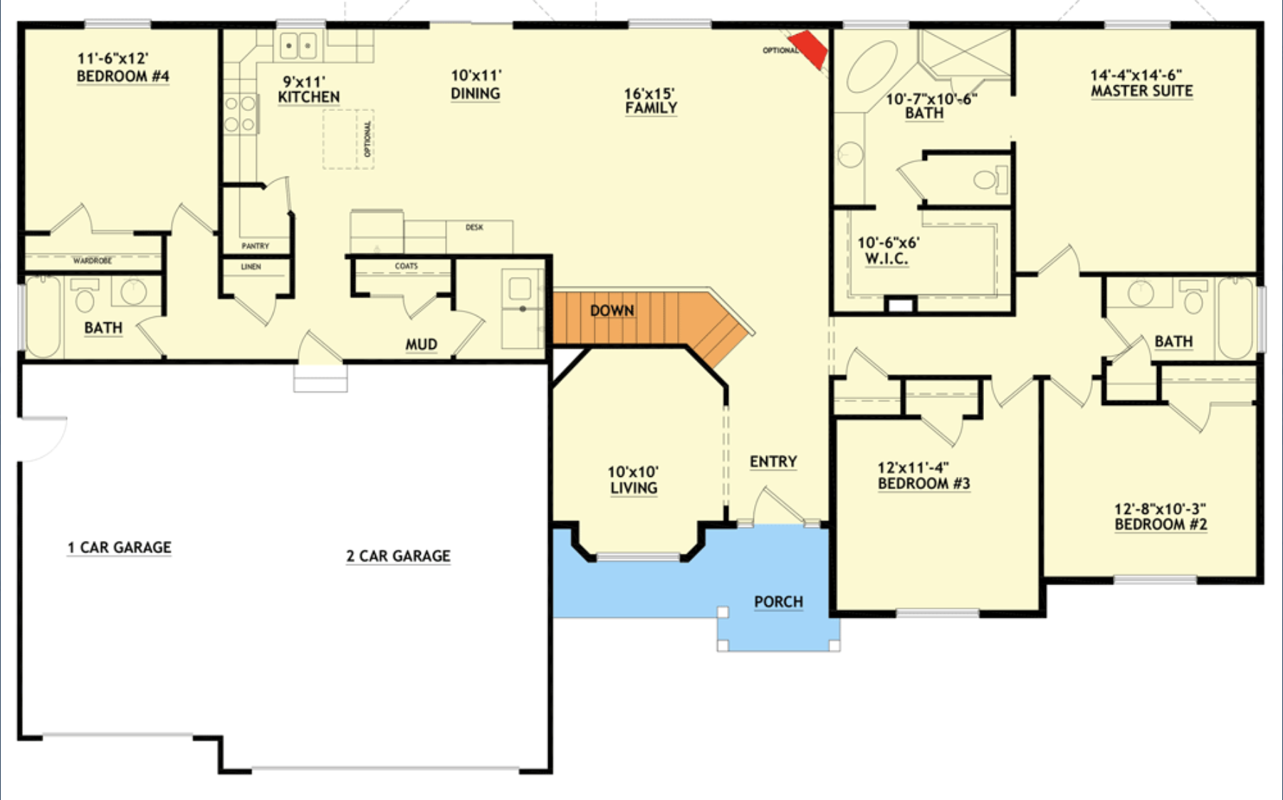 What to Know Before Choosing a Ranch Plan With Two Master Baths
