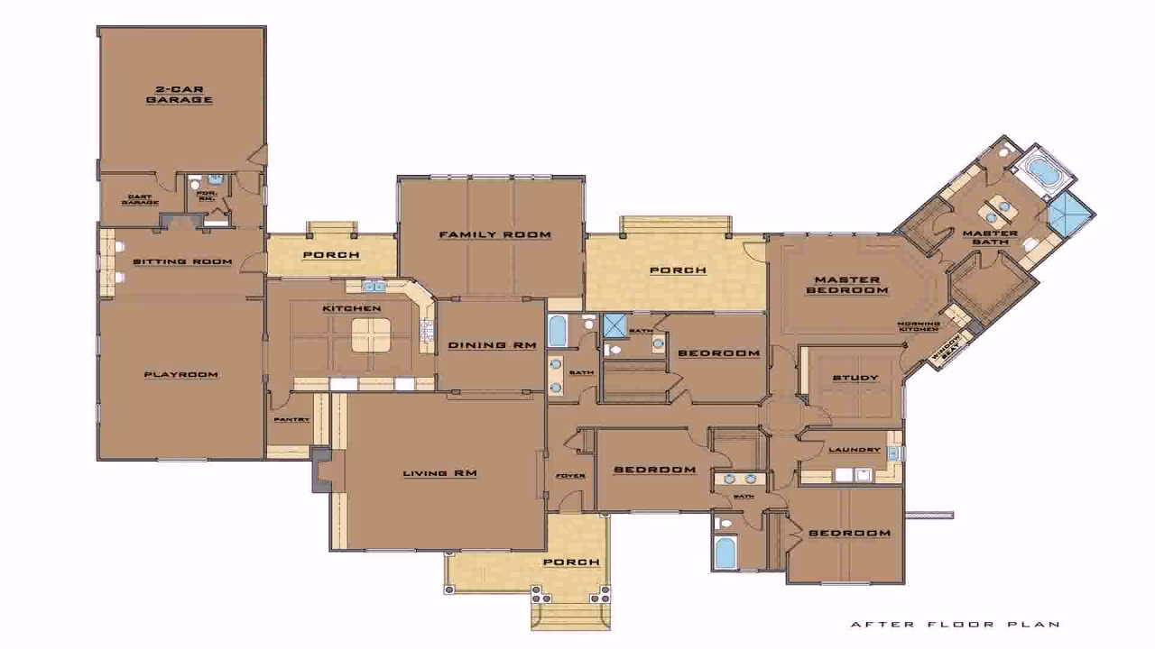 Ranch House Floor Plans With 2 Master Suites within What to Know Before Choosing a Ranch Plan With Two Master Baths