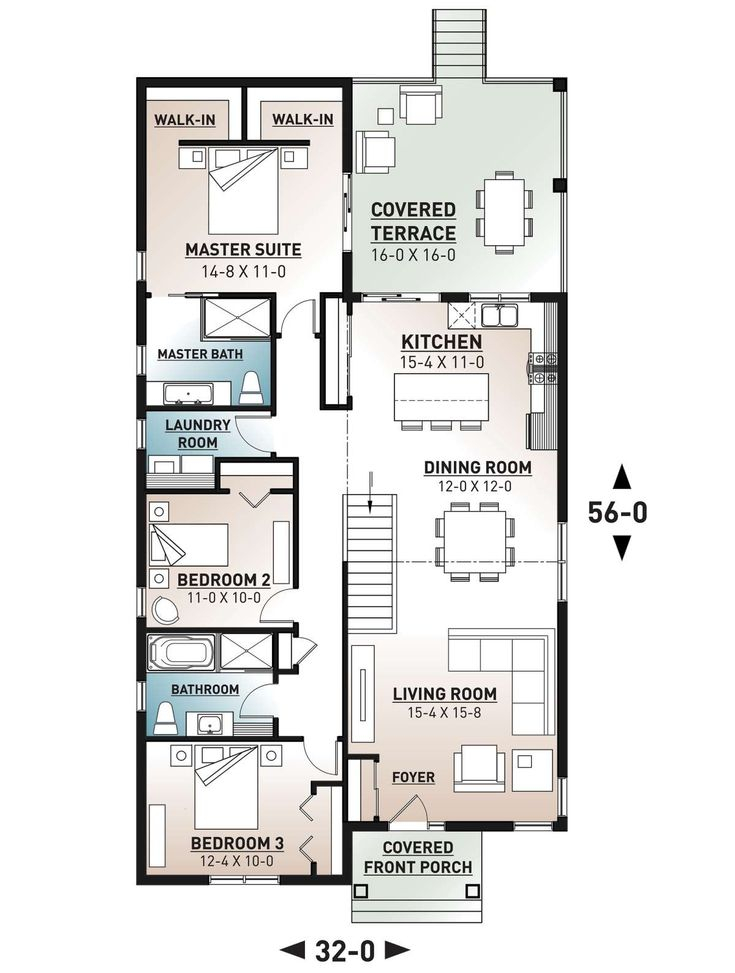 Ranch House Open Floor Plans 1600 Square Feet Ranch House Plan 3 intended for 1600 Sq Ft House Plan