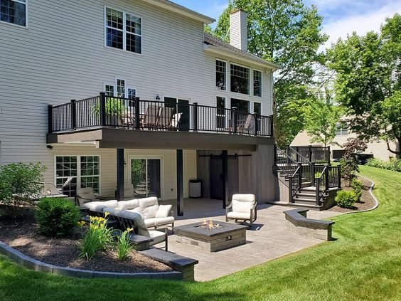 Walkout Basement Sloped Backyard Designs in Turning a Sloping Lot into Your Greatest Asset with Walkout Basement Designs