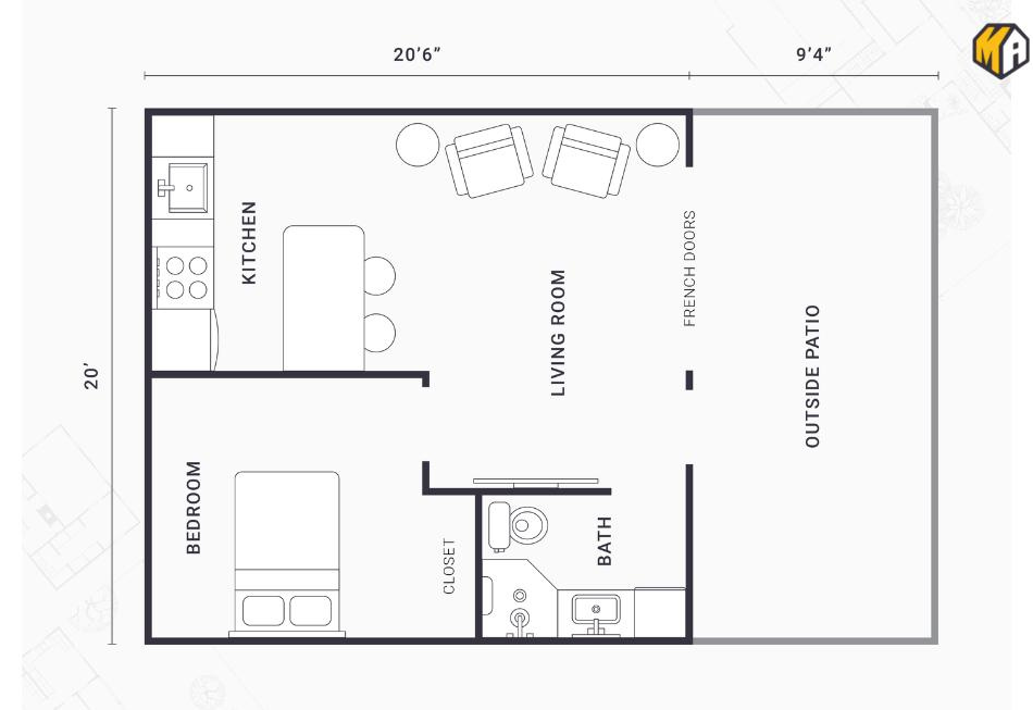 4 Planos De Casitas Para Maximizar Tu Propiedad - Maxable in How to Maximize Space in a 750 Square Foot Casita Floor Plan