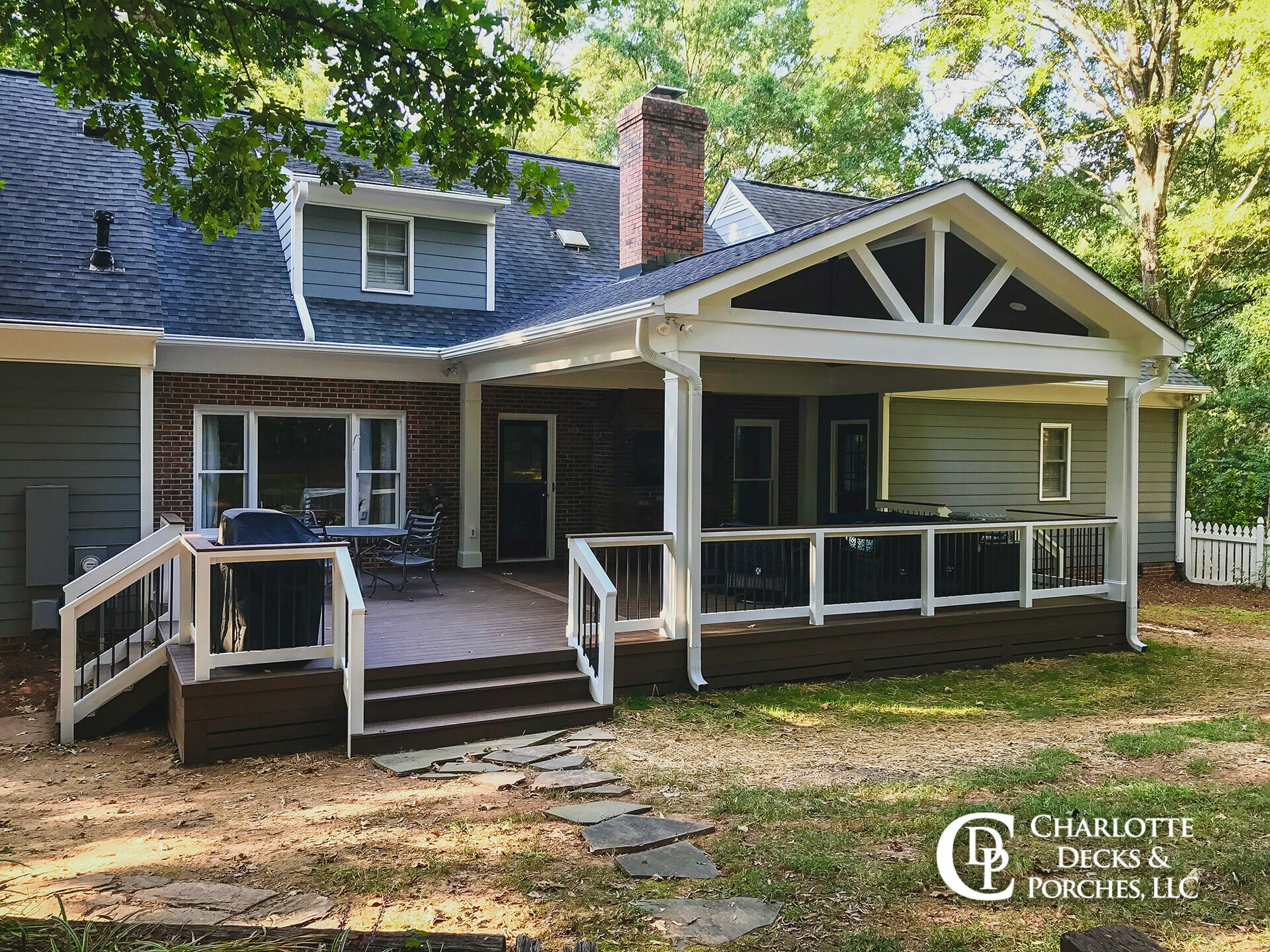 Covered Porch Photos - Charlotte Decks And Porches, Llc within Tiny House With A Porch