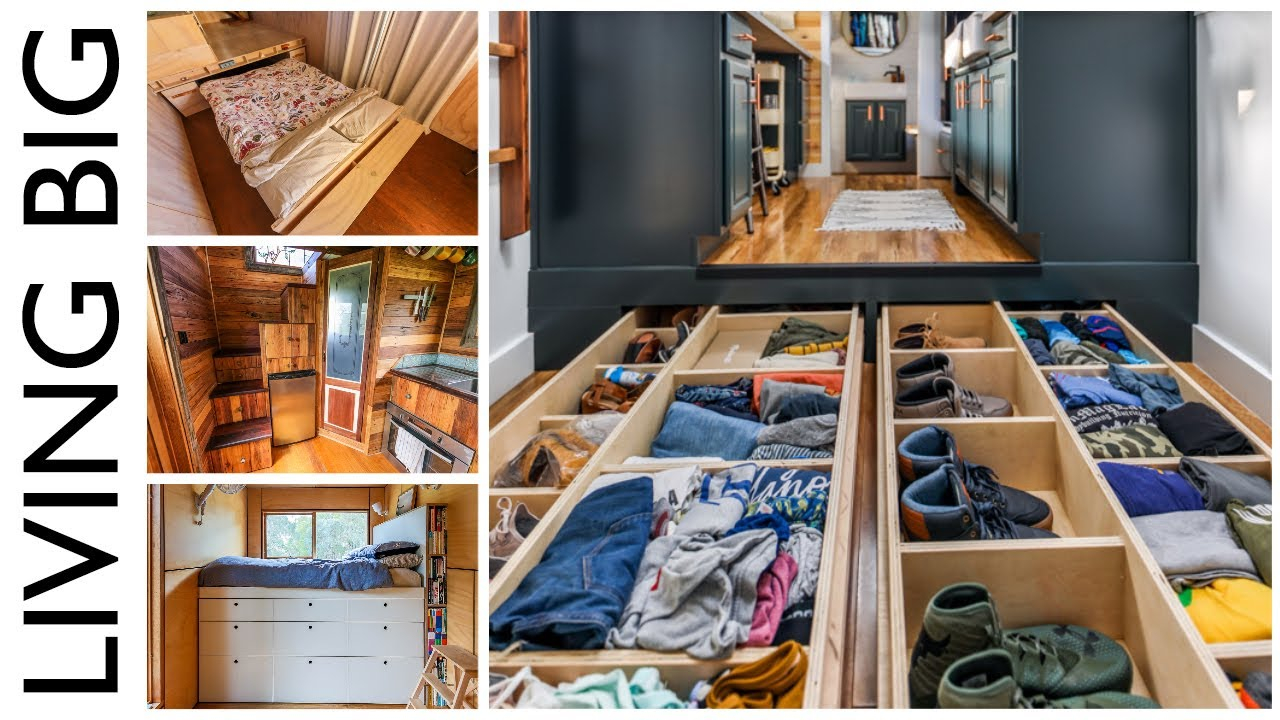 Simple Tiny House Interior Design Ideas For Small Spaces: Maximize Your ... regarding 3 Bedroom Tiny House Plan