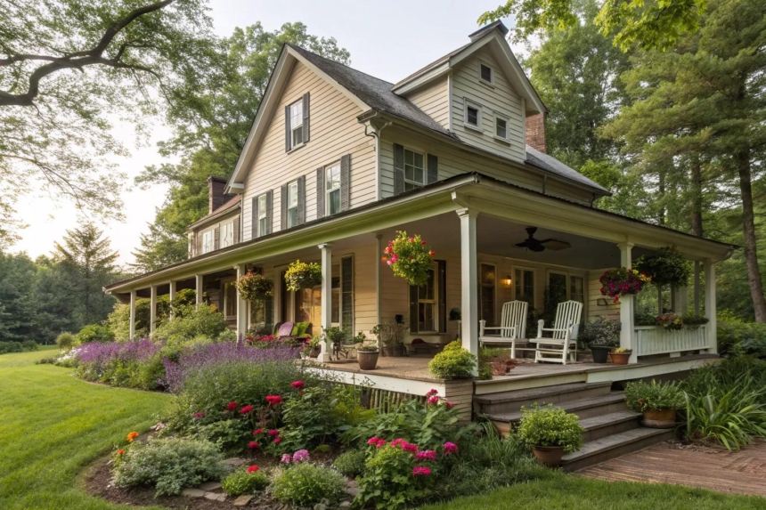 19+ Charming Farmhouse Wrap Around Porch Ideas with Wrap Around Porch One Story House Plans