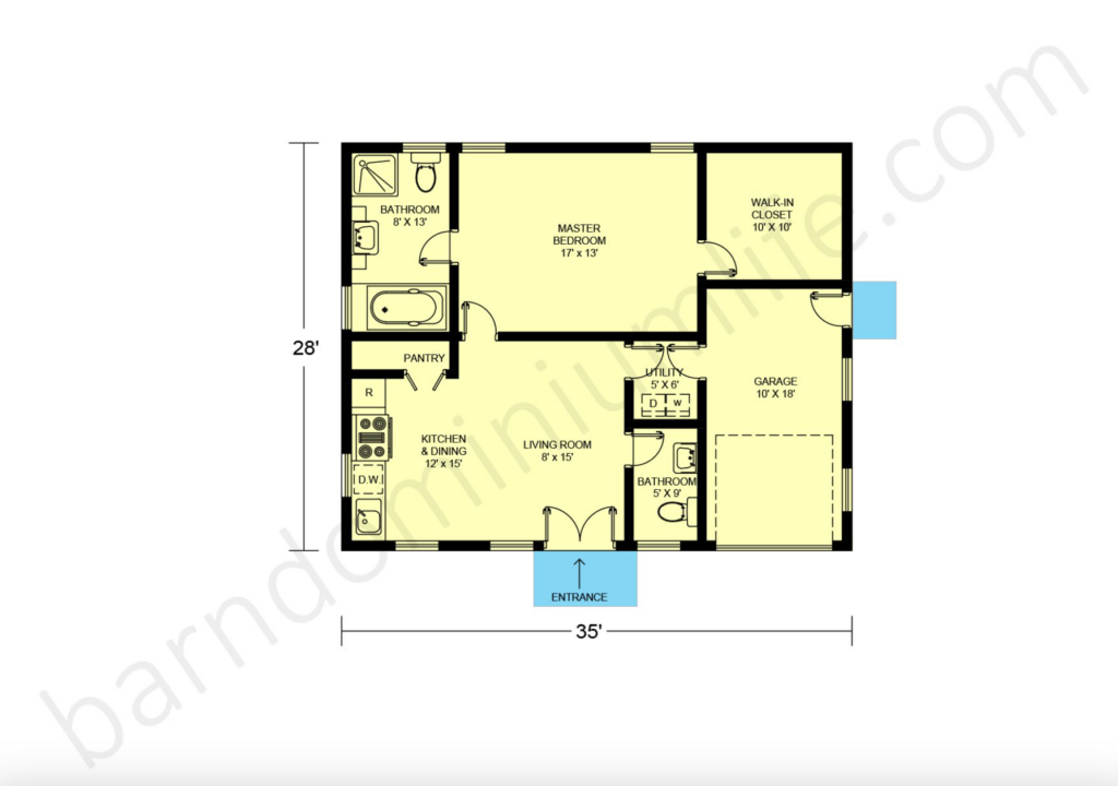 8 Beautiful 1000 Sq Ft Barndominium Plans in What I Learned Interviewing People Who Live in 1000 Square Foot Barndominiums