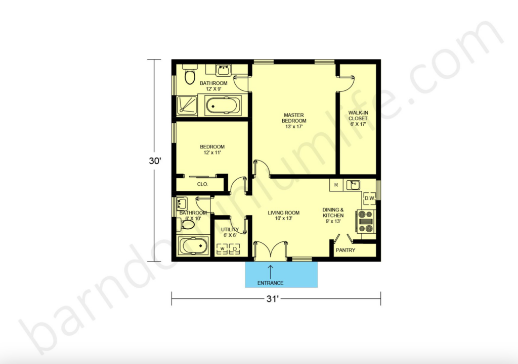 8 Beautiful 1000 Sq Ft Barndominium Plans within What I Learned Interviewing People Who Live in 1000 Square Foot Barndominiums