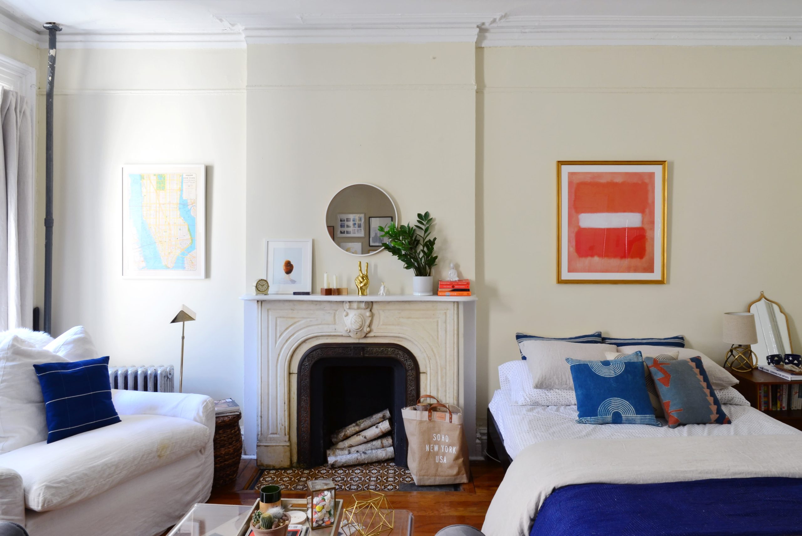 House Tour: A Dreamy 400 Square Foot Brooklyn Studio | Apartment Therapy within 400 Sq Ft House Plans 1 Bedroom