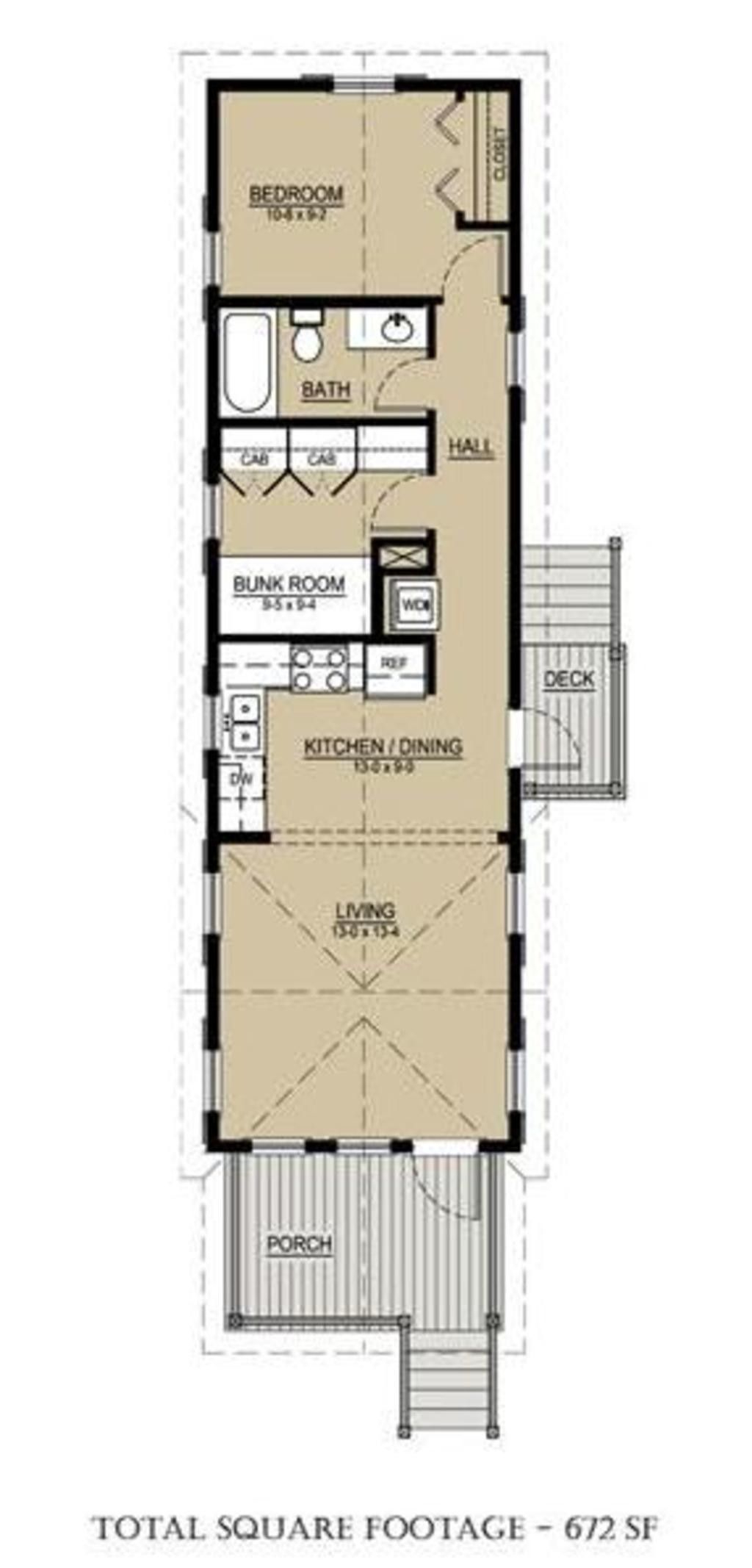 Shotgun House Plans: Exploring The Benefits Of A Long And Narrow Home ... for House Floor Plans Narrow Lot