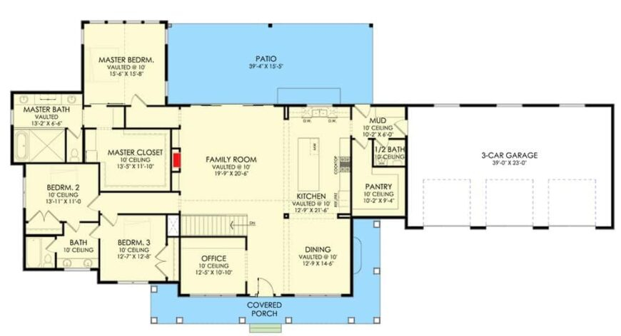 Step Inside This Stunning 6-Bedroom Ranch-Style Home With A ... with regard to 5 Bedroom Ranch House Floor Plans