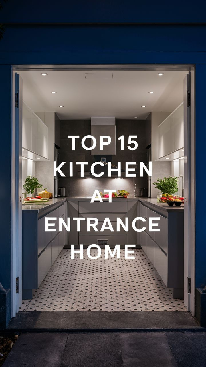 Smart Design Ideas for Homes That Place the Kitchen Near the Front Entrance