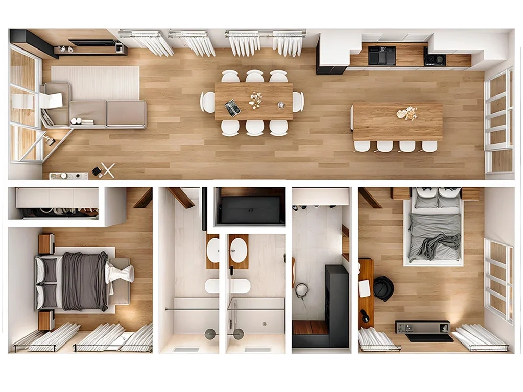 Smart Storage Ideas That Transform 1000 Square Foot ADU Floor Plans