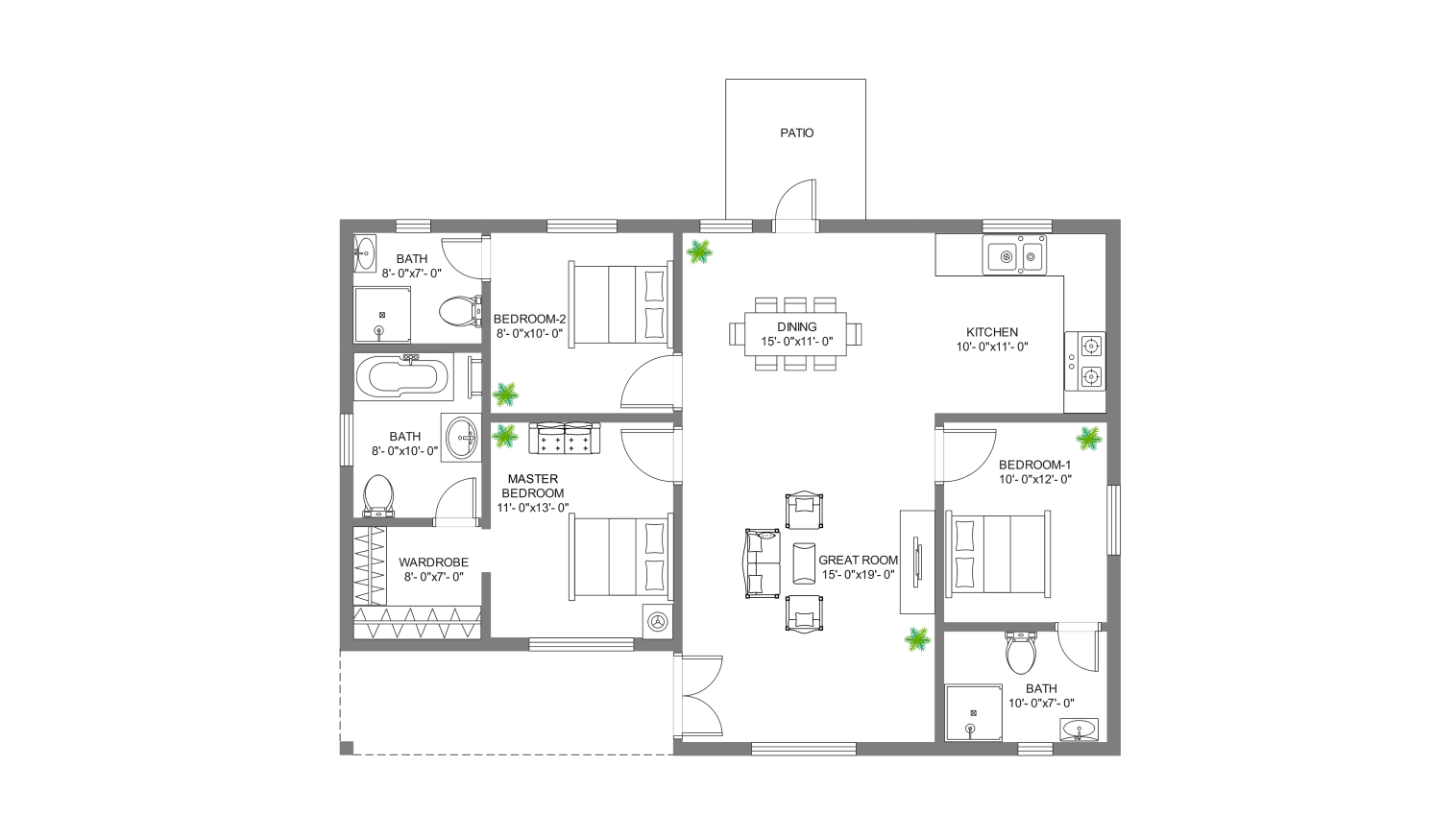 1200 Square Feet Floor Plan for Floor Plans For 1200 Sq Ft Homes