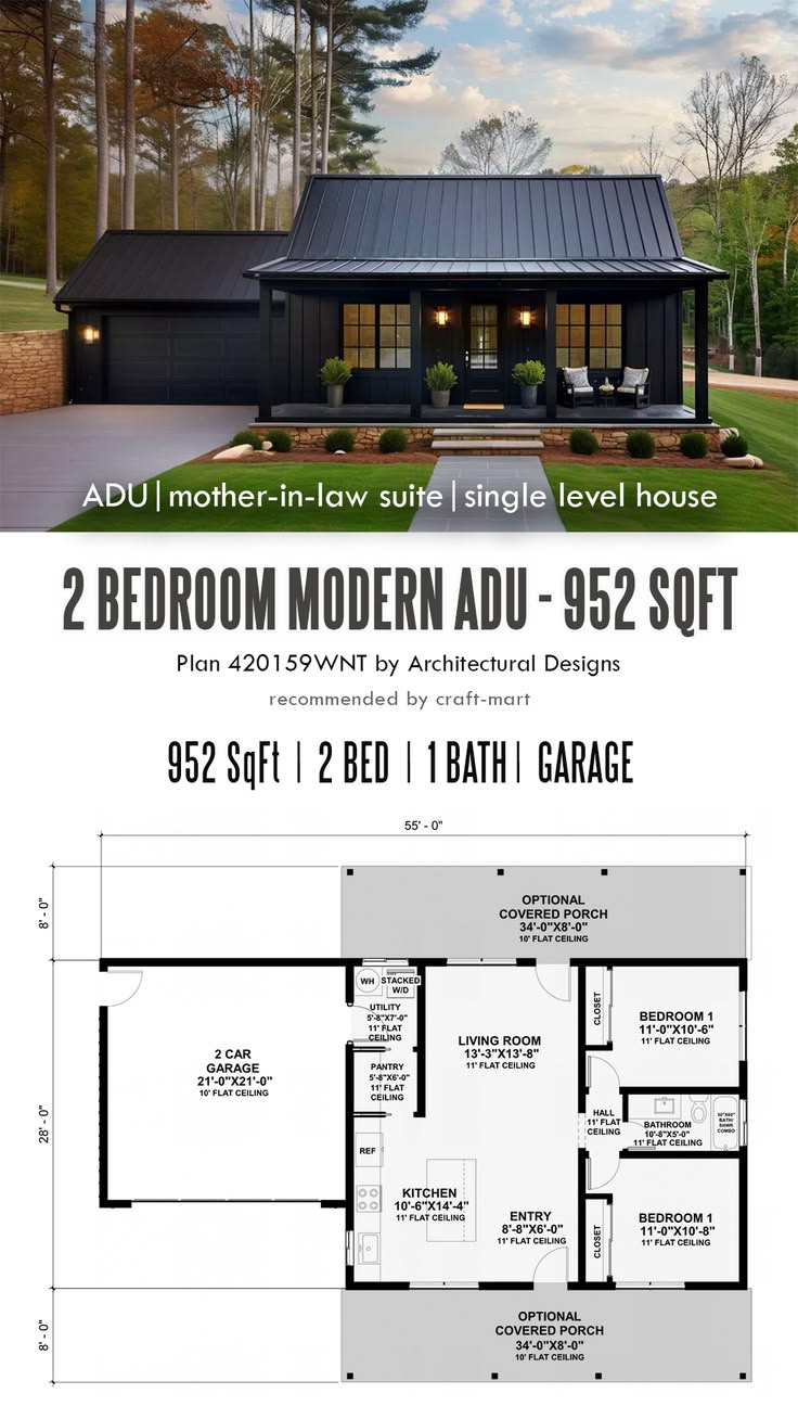 Accessory Dwelling Units (Adus): Meaning, Pros, Cons, And Floor Plans ... inside Smart Storage Ideas That Transform 1000 Square Foot ADU Floor Plans