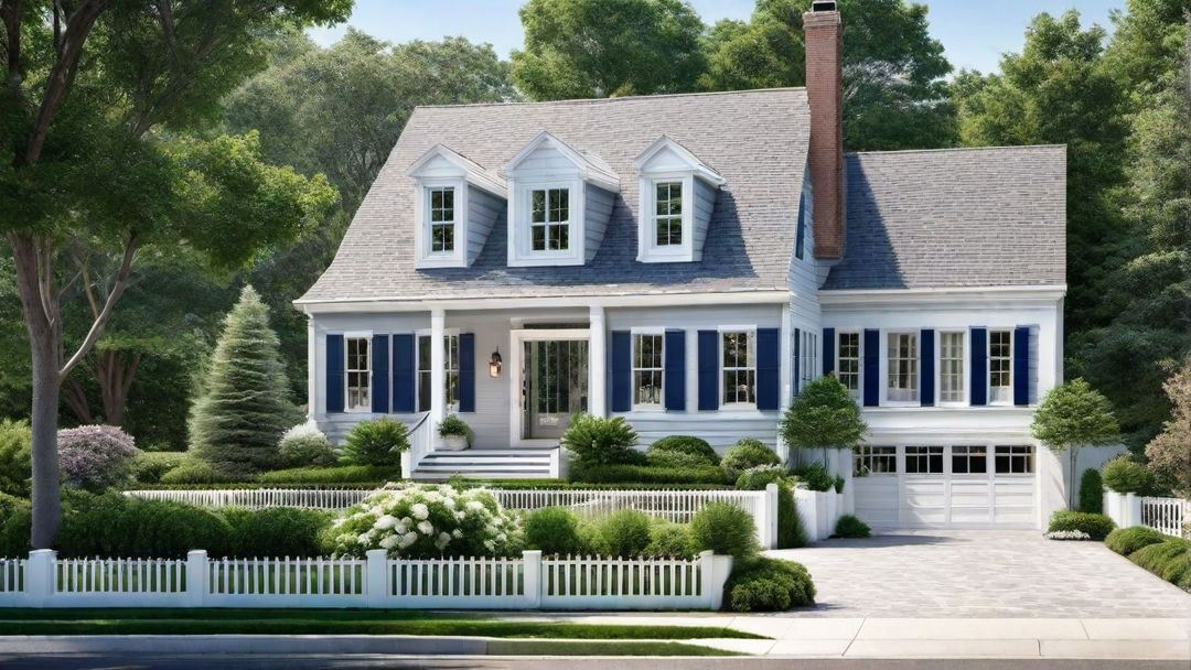Amazing Cape Cod Style Homes | Cape Cod Style House, Cape Cod Style ... with 1 1 2 Story House
