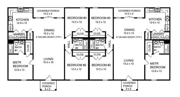 America's Best House Plans - 2,728 Sq Ft, 3 Beds, 2 Baths | 3 Bedroom ... within Exploring the Best 3 Bed Duplex Floor Plans for Side by Side and Stacked Living Arrangements
