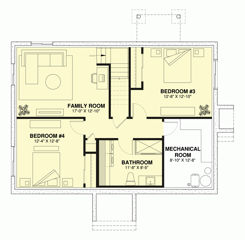 Free 12 Two Bedroom Floor Plans House Ideas - Bedroom House Plans with regard to House Plans With 2 Master Bedrooms