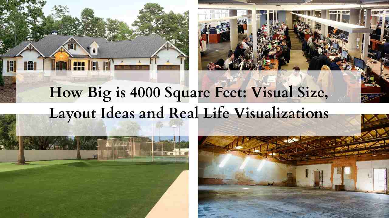 How Big Is 4000 Square Feet: Visual Size, Layout Ideas And Real Life ... pertaining to 4 000 Square Foot House