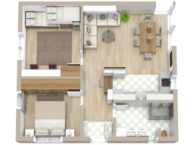 Two-Bedroom House Plans: Tips, Layouts, And Inspiration with Finding Balance With Two Primary Bedrooms in Modern Floor Plans