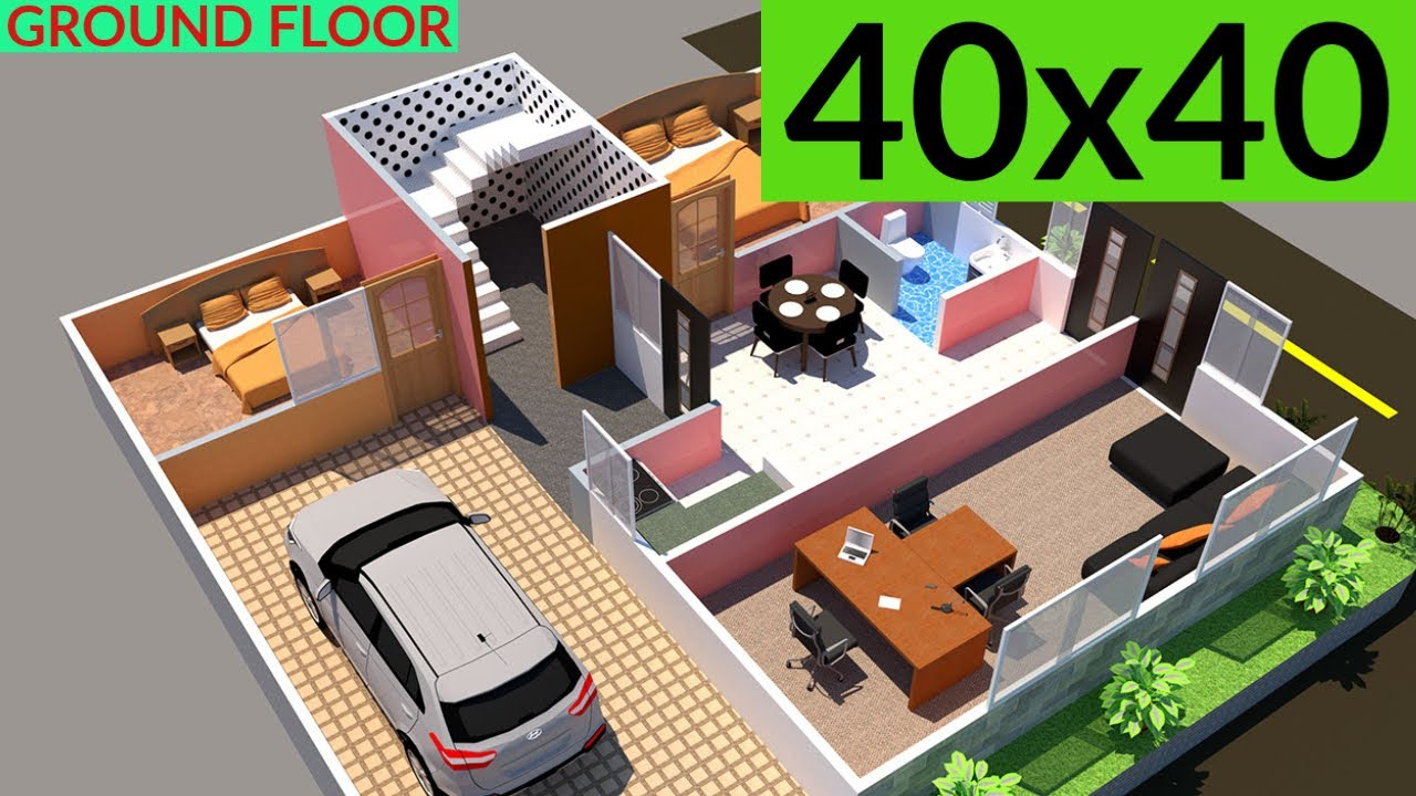 1600 Sq Ft House Floor Plans 3D - Sqfthouseplans.com intended for House Design In 1600 Sq Ft
