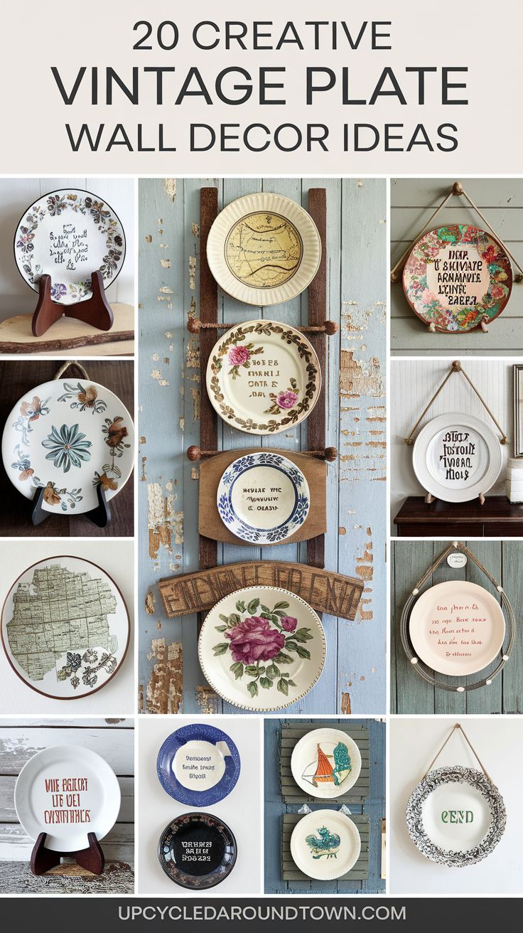 20 Creative Vintage Plate Wall Decor Ideas To Transform Your Space ... intended for Plate Wall Ideas For Empty Spaces