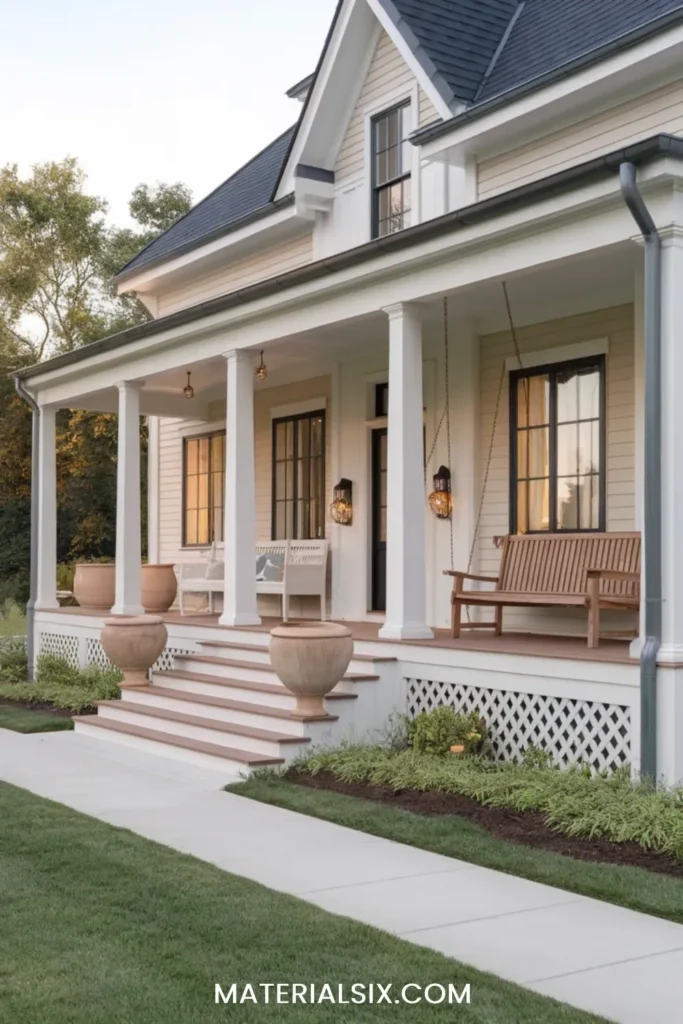 21 Wrap Around Front Porch Ideas For A Charming And Welcoming Home ... in Finding the Right Architectural Style for Your Wrap Around Porch Layout