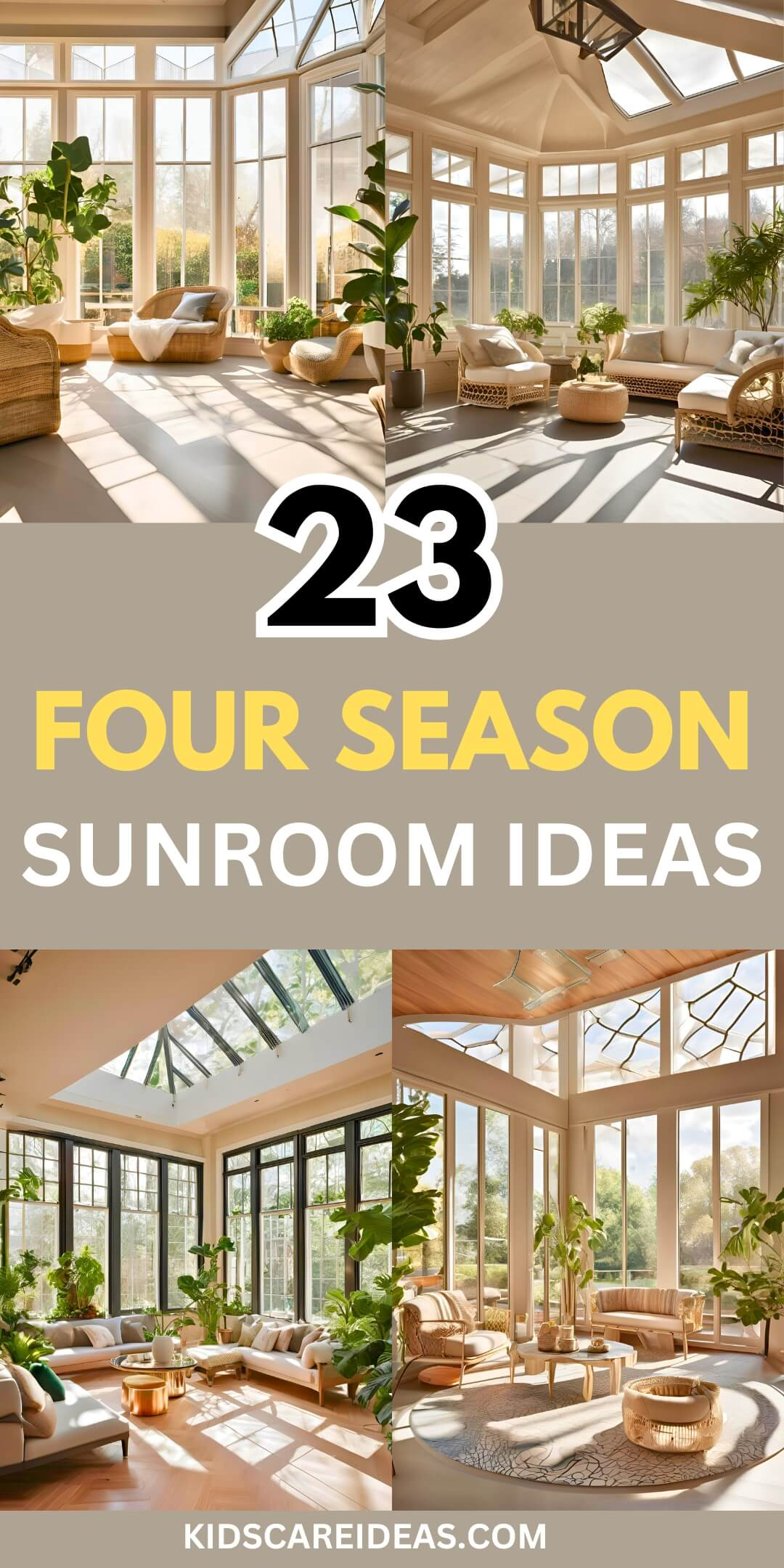23 Four Season Sunroom Ideas To Brighten Up Your Home pertaining to Sunroom Ideas That Bring Outside In