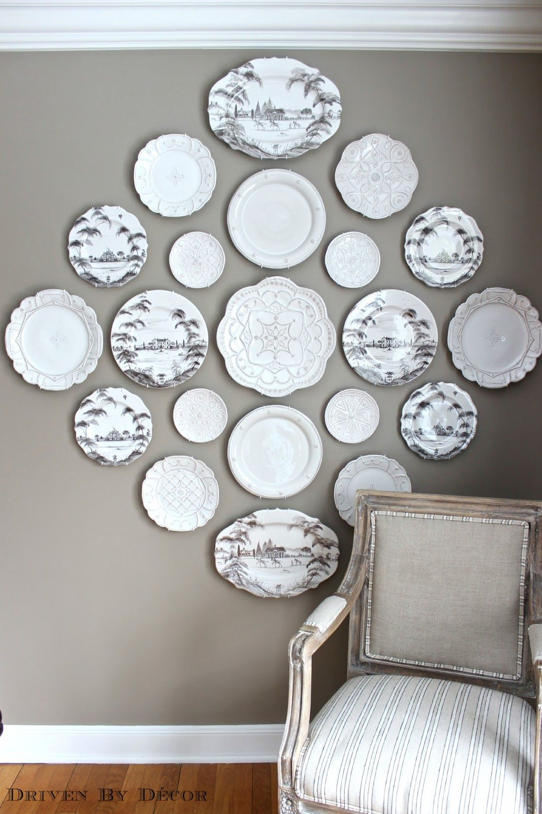 28 How To Hang Plates Ideas To Save Today | Driven By Decor, Plates On ... within Seveny Elegant Ways to Turn Decorative Plates Into Wall Art