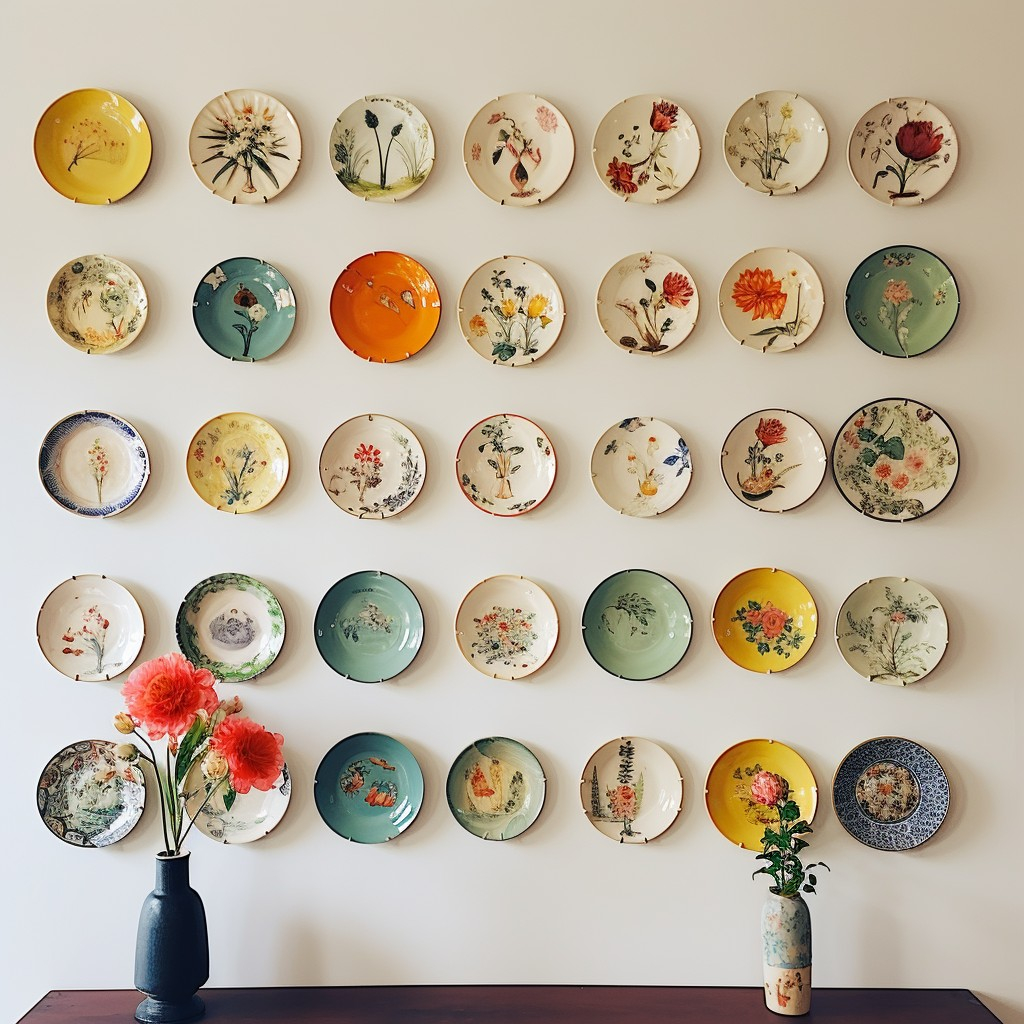 30+ Creative Kitchen Wall Decor Ideas - Spice Up Your Culinary Space for How To Style A Plate Wall