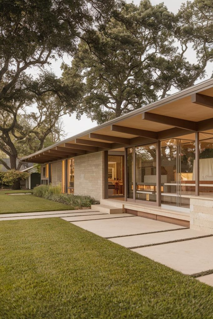46 Mid-Century Ranch Houses With Timeless Appeal for Mid Century Modern Ranch Style Homes