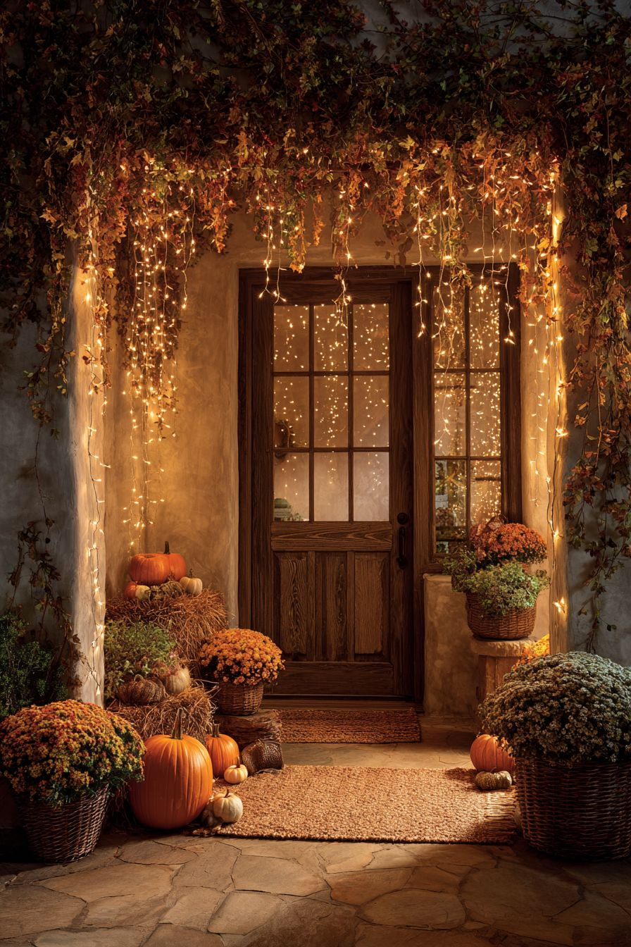 Cozy Autumn Entryway Decor Ideas For Fall - Mybesthomedecor.com for Easy Weekend Projects That Bring the Gentle Comfort of Autumn Right Into Your Entryway