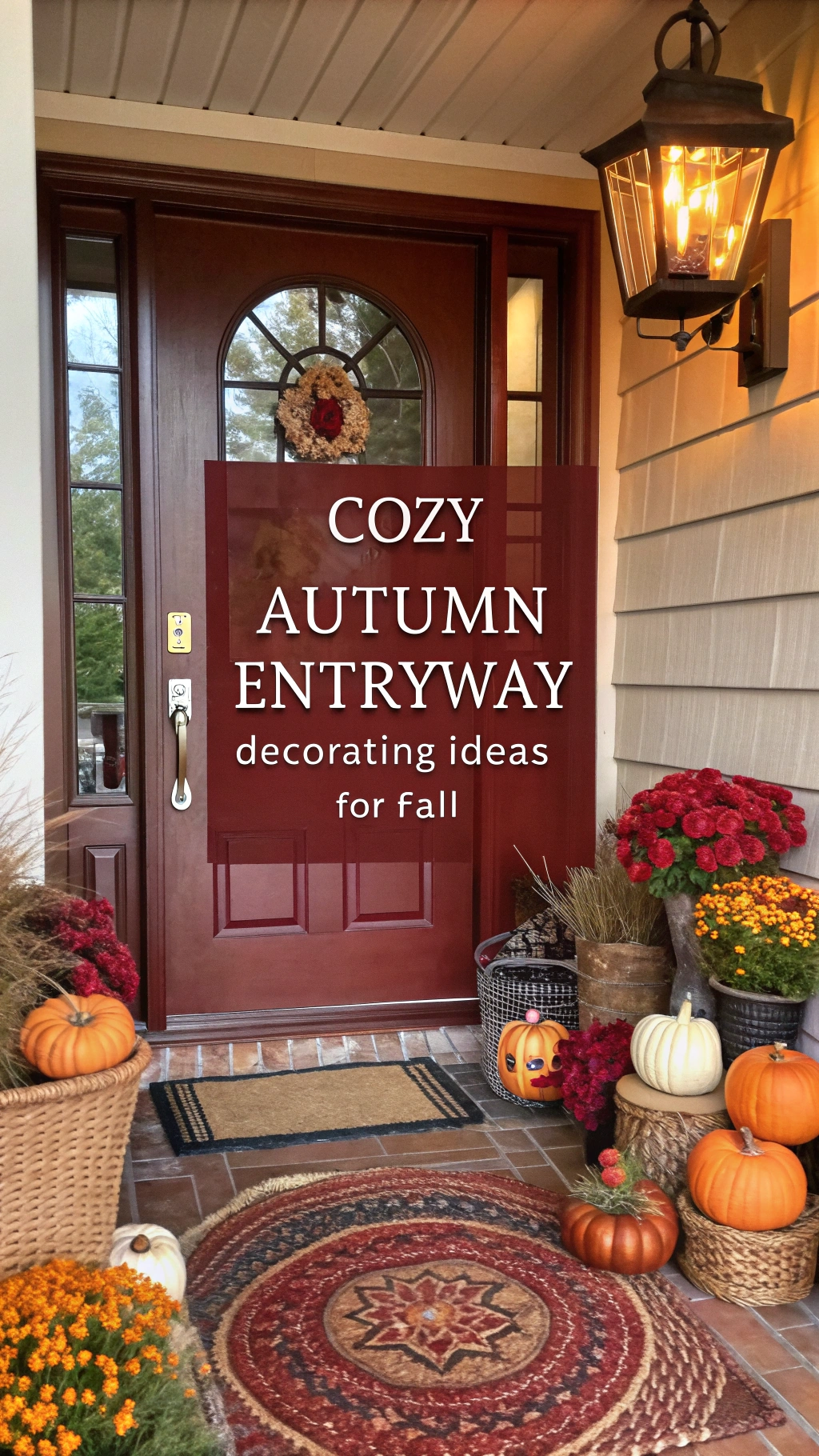 Cozy Autumn Entryway Decorating Ideas For Fall - Usedecor.com for Easy Weekend Projects That Bring the Gentle Comfort of Autumn Right Into Your Entryway