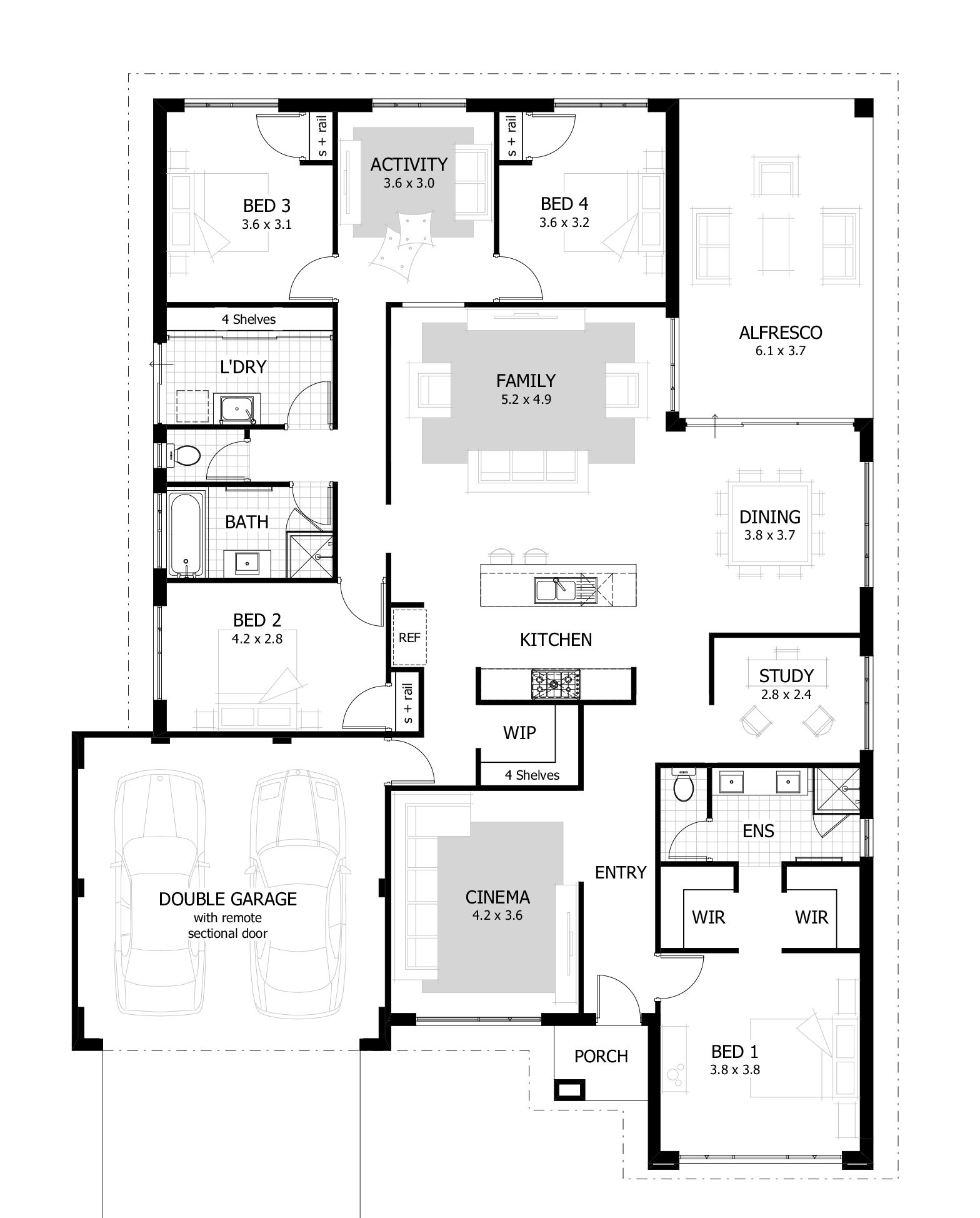 Designing a functional 4 bedroom 2 bathroom home where everyone finally gets their own space