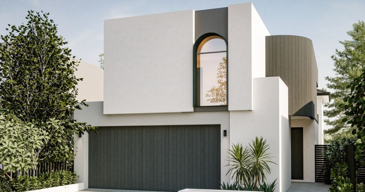 Balancing modern minimalism and soft curves in contemporary homes