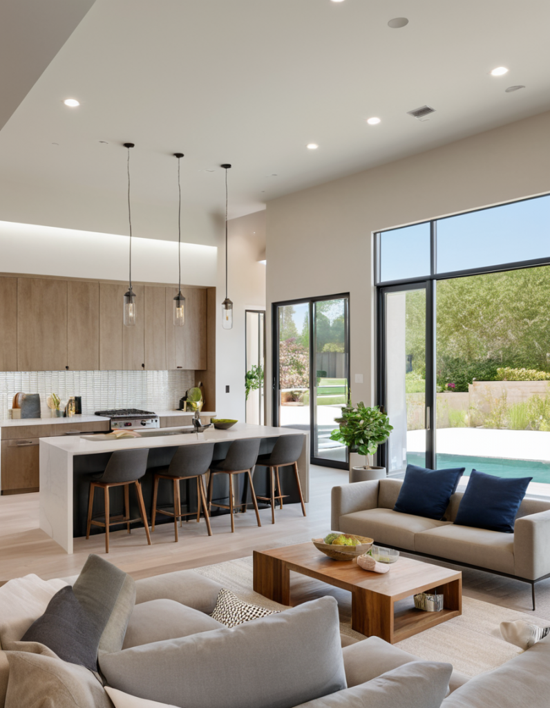 Innovative Living: Fresh Concepts For Your Open Kitchen And Living Room ... for 4 Bedroom Open Floor Plans