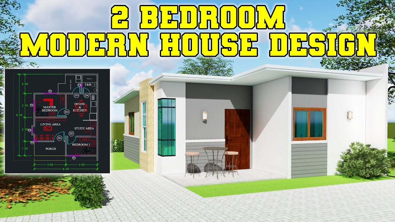 Modern House Design With 2 Bedrooms - Youtube inside Balancing Privacy and Budget with Modern 2 Bedroom Duplex Layouts