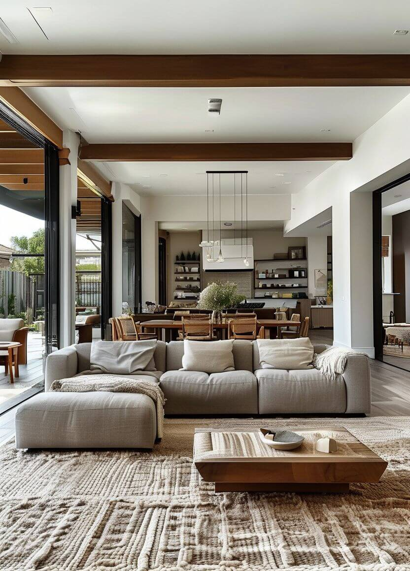 Optimize Your Space With Open Concept Living Room Layout Design with 4 Bedroom Open Floor Plans