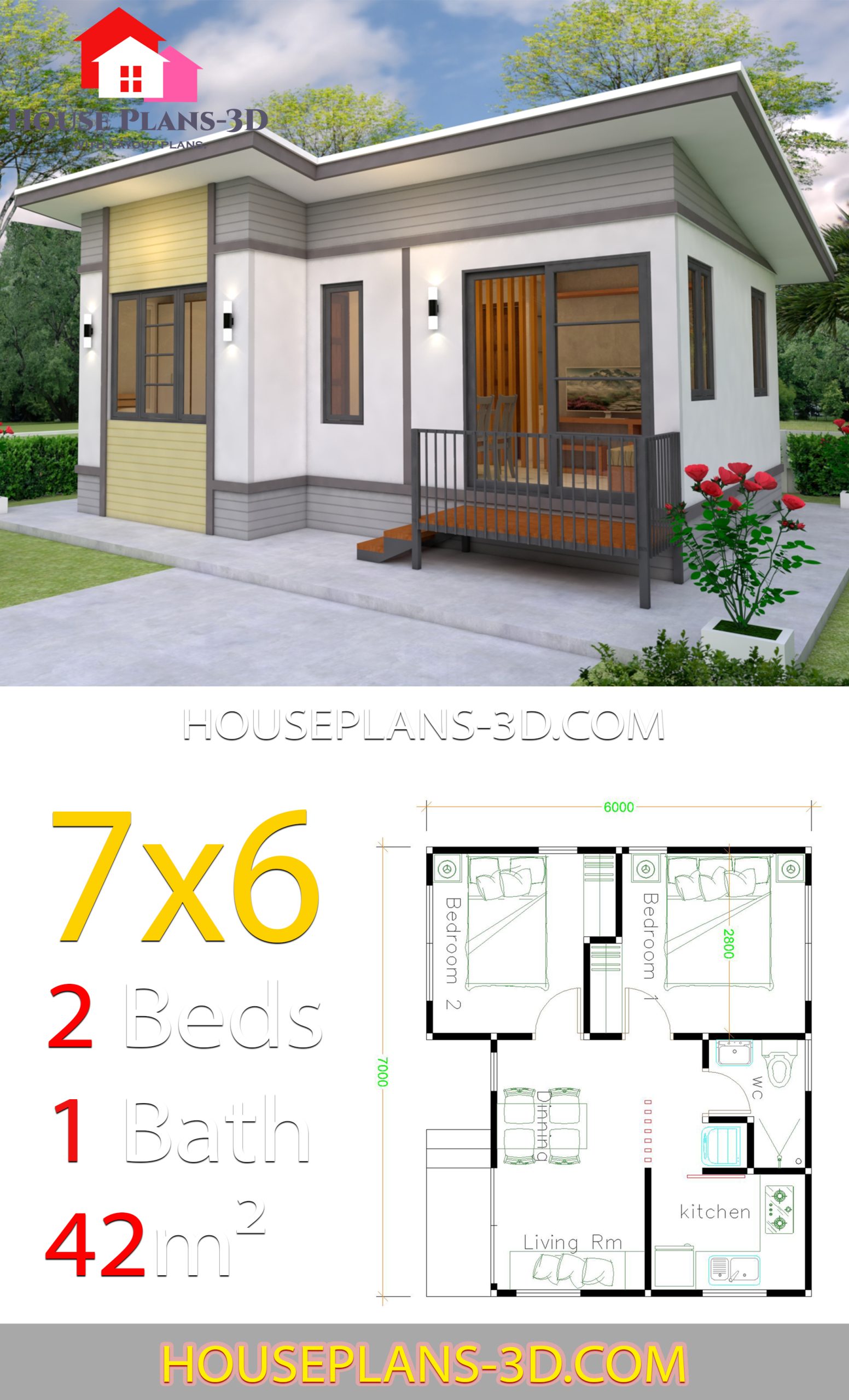 Small Home Floor Plans 2 Bedroom regarding 2 Bedroom Tiny House Interior