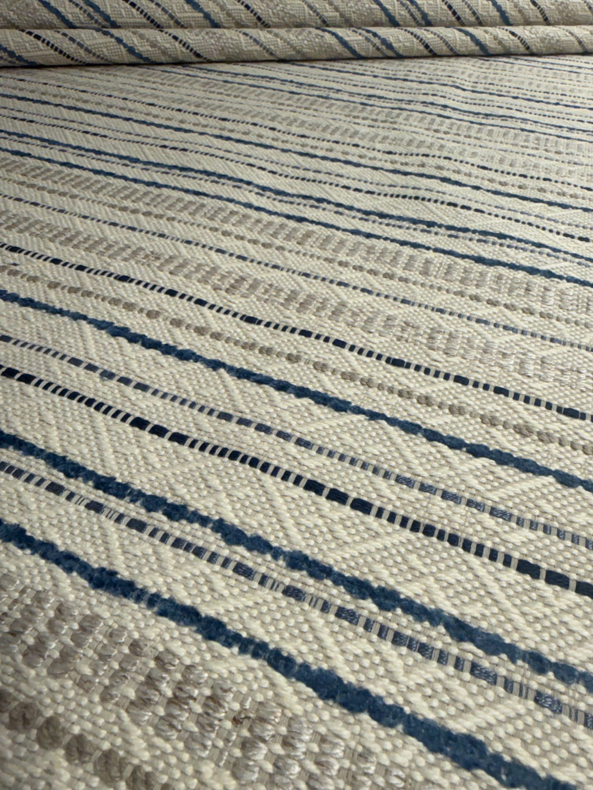 Greenhouse Fabrics S5639 Denim Fabric – Blue Upholstery Fabric ... inside Railroaded Upholstery Fabric: Confirm Pattern Direction Before You Order