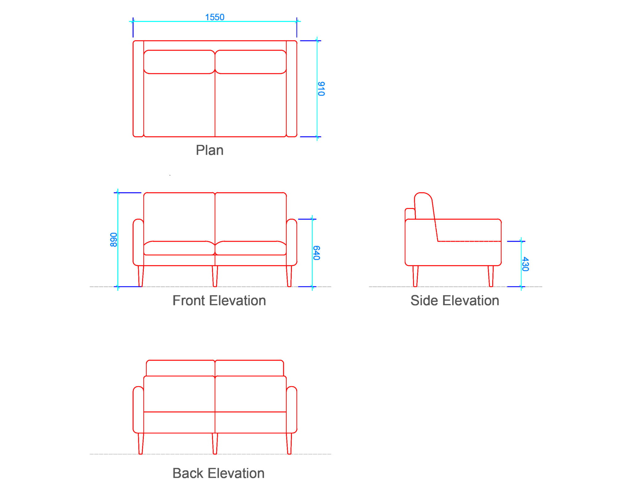 Standard Loveseat Dimensions: Width, Depth, and the Clearances That Decide the Fit