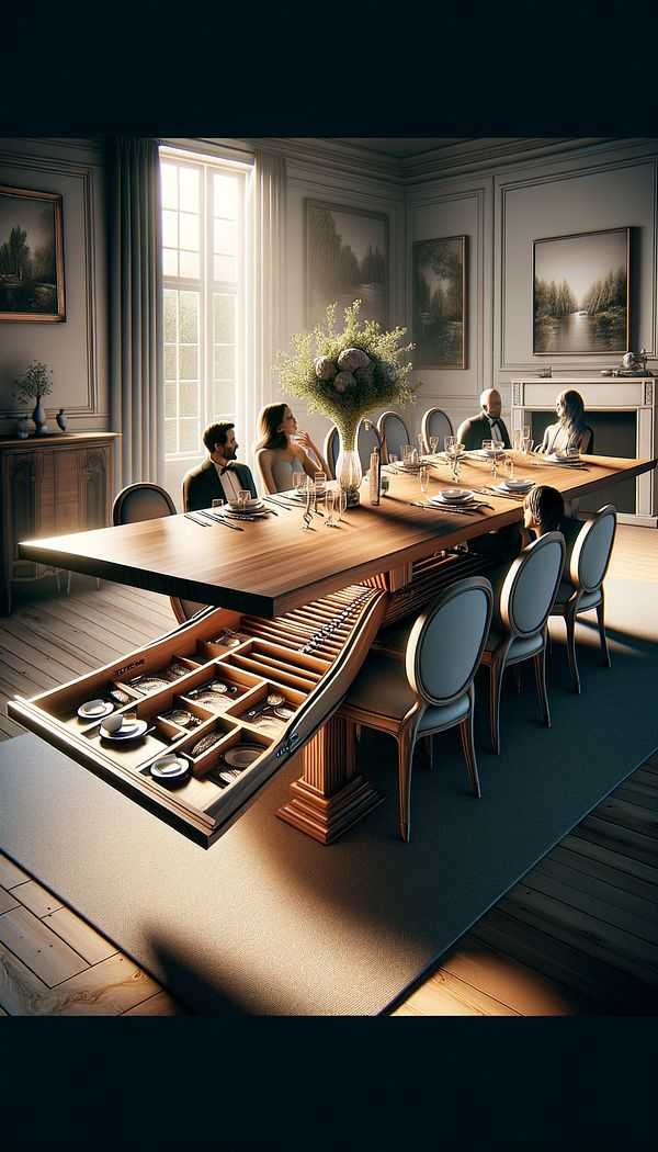Room Ai – What Is Self Storing Leaves? (Interior Design Explained) in How To Store Dining Table Leaves Between Uses