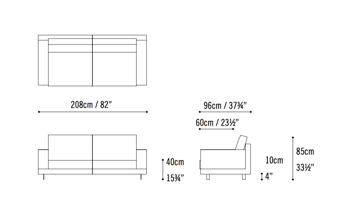 Sofa Depth Dimensions | Baci Living Room with regard to How Deep Should A Sofa Be
