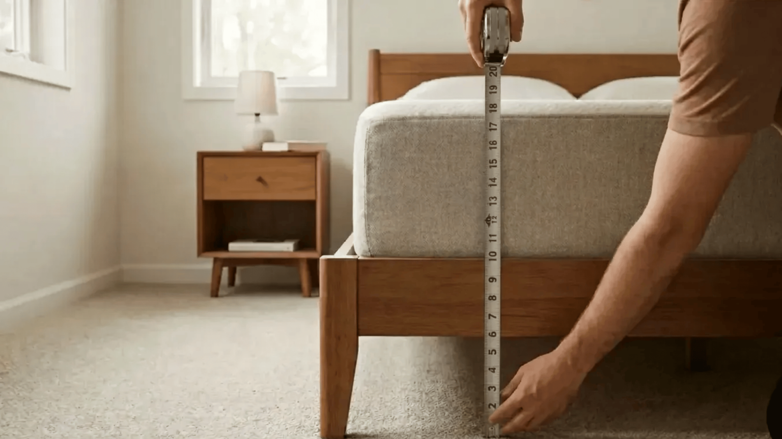 Standard Nightstand Height: A Complete Guide - A House In The Hills with How Tall Should A Nightstand Be