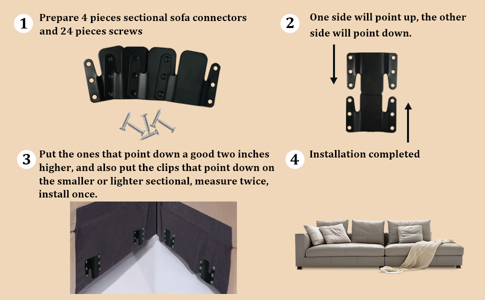 Identify Sectional Sofa Connectors Before Moving: A Model and Hardware Checklist