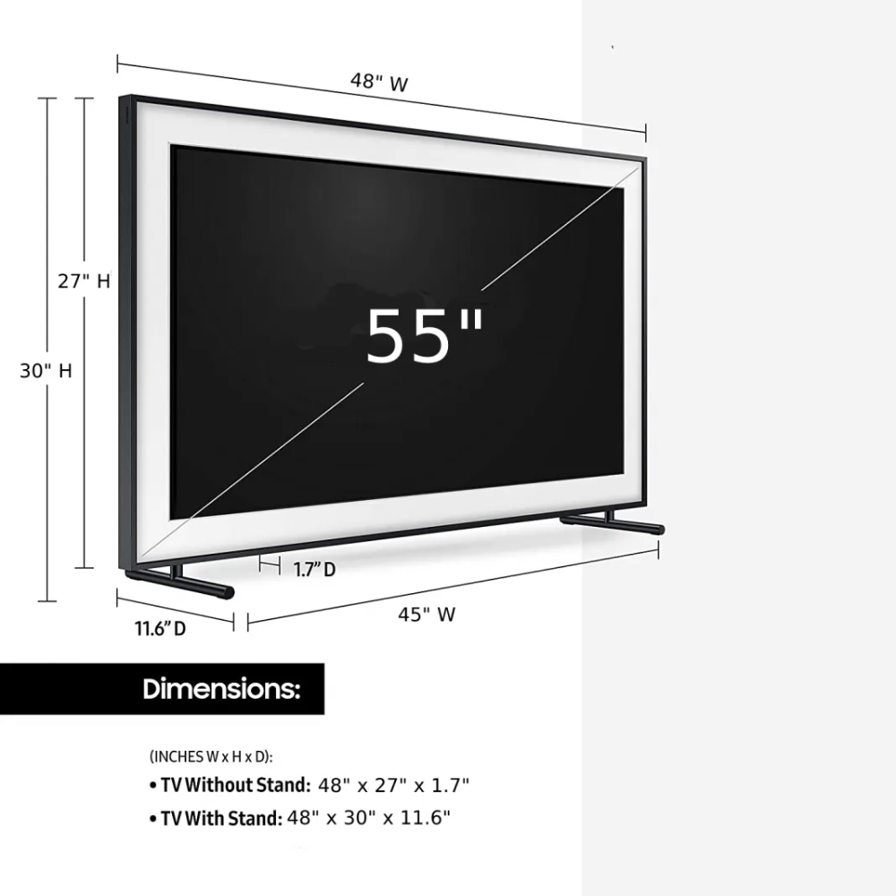 What Size TV Stand for a 55-Inch TV? Match Width, Height and Feet First